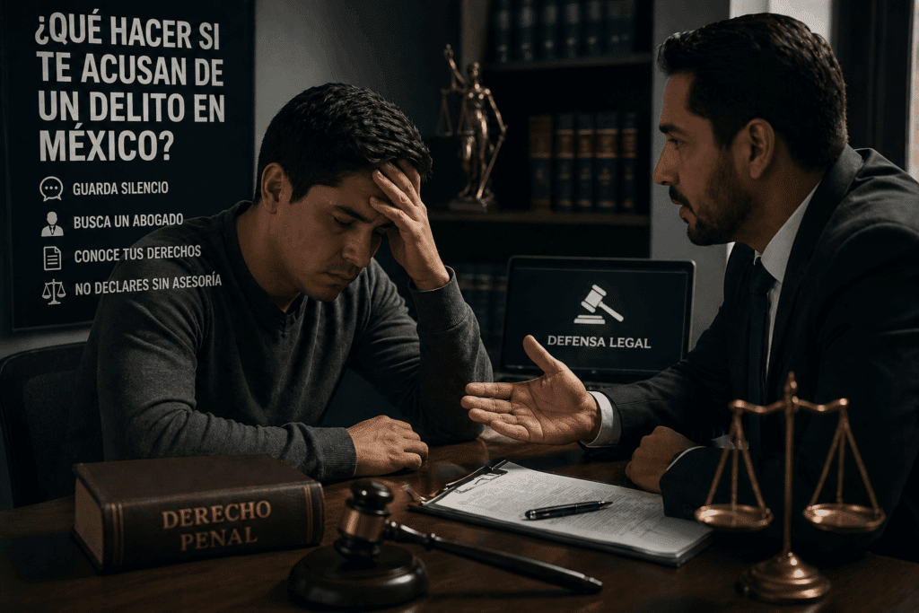 Qué hacer si te acusan de un delito en México