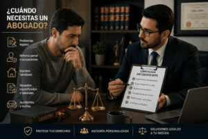 Cuándo necesitas un abogado y cómo elegir uno sin equivocarte